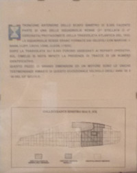Unico pezzo di carlinga conservato al museo storico dell'Aeronautica di Vigna di Valle (spiegazione)
